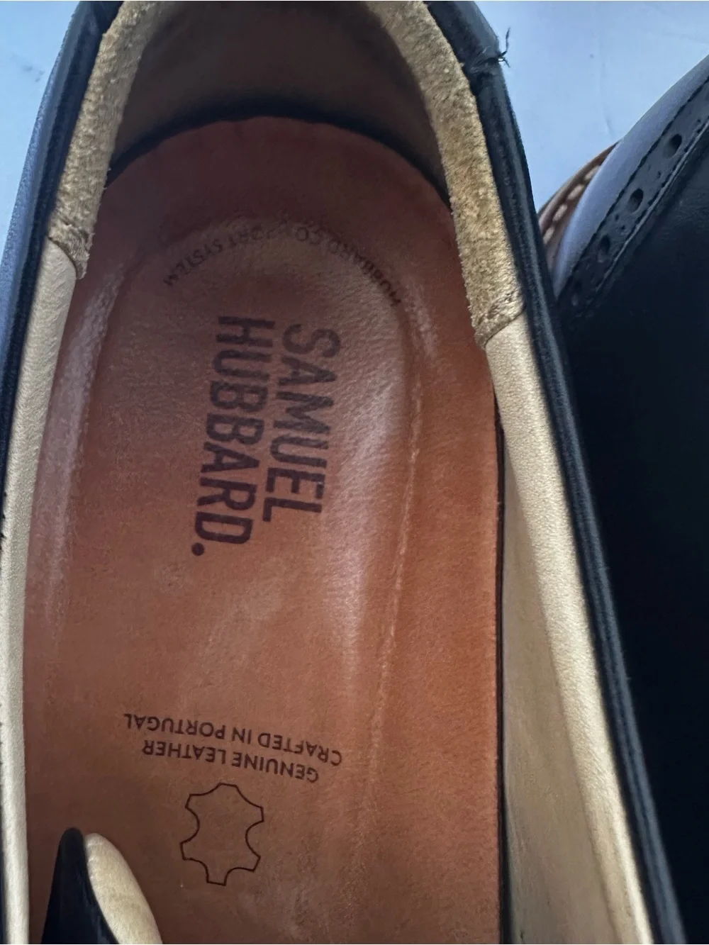 Samuel Hubbard Men’s 100% Leather Oxford Tipping Point Men’s Dress Shoes-Size 11